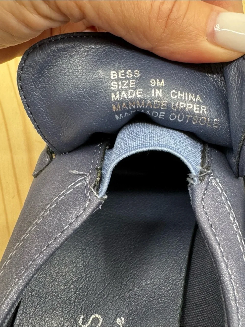 Coconuts by Matisse Bess Navy Blue Platform Loafer Sneakers Size 9M Preppy